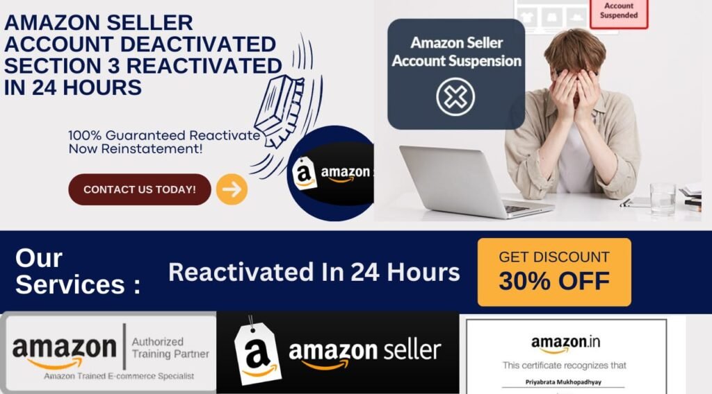 Limsho Amazon Seller Account Deactivated Services